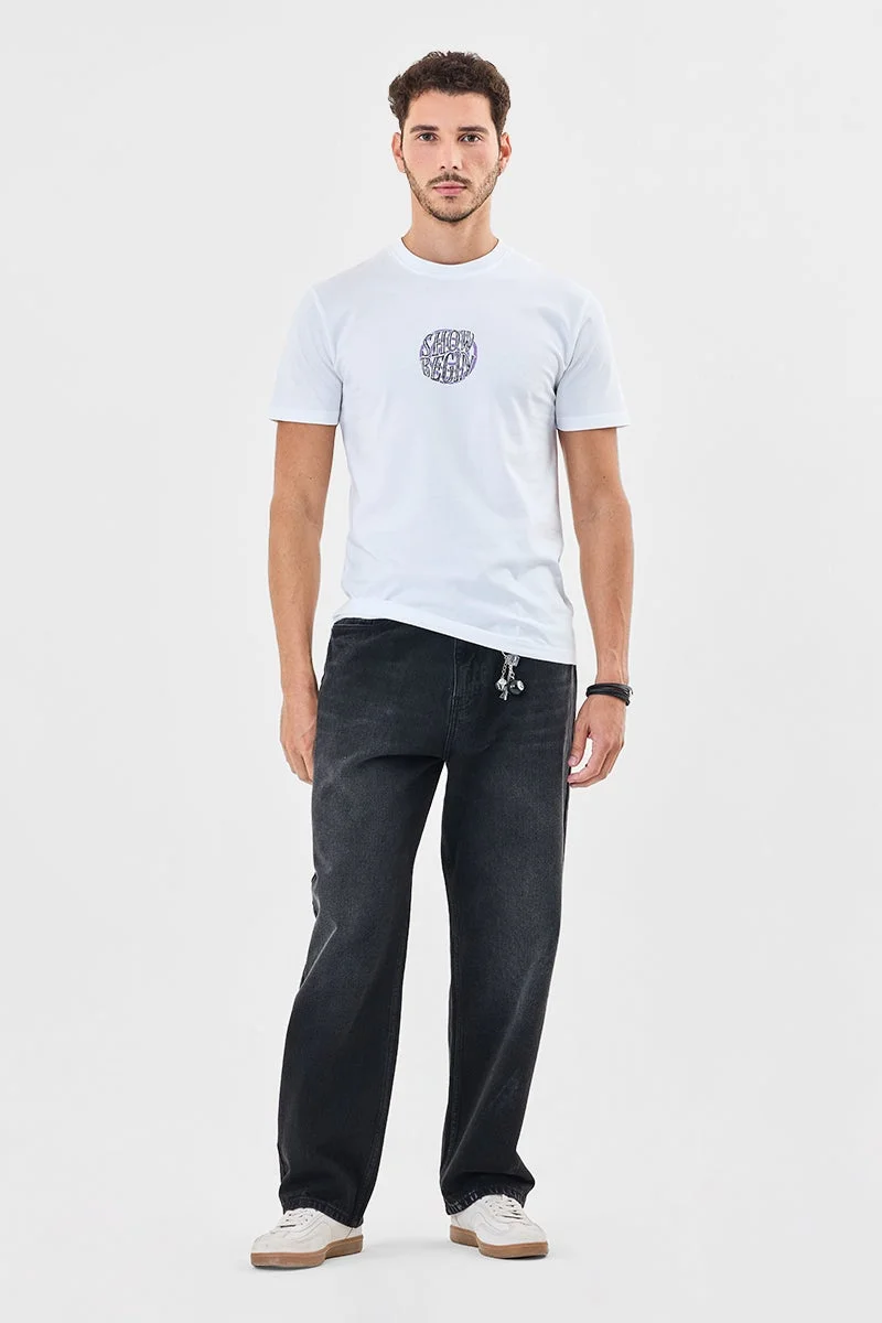 SNITCH 100% Cotton Graphic T-Shirt